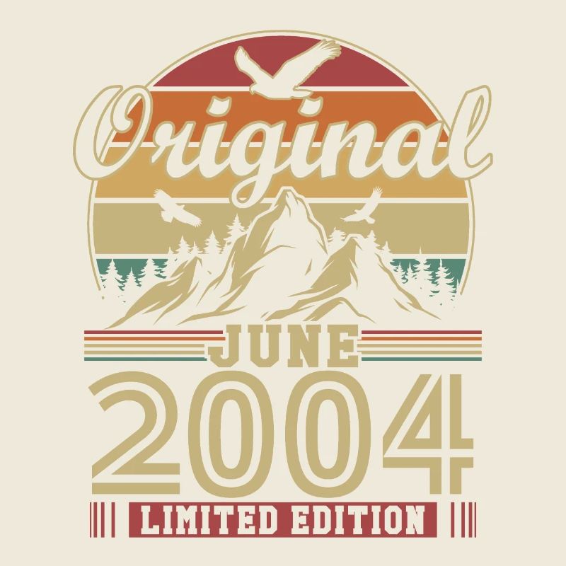 Original Juni 2004 Vintage Geburtstagsgeschenk