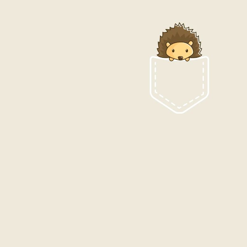 Igel in der Hosentasche T-Shirt - Funny Peeking