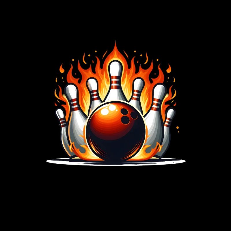 Feuerkugel im Bowling