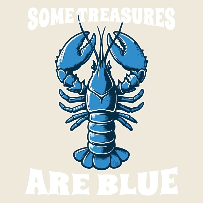 Blauer Hummer Einige Schätze sind Blue Maine