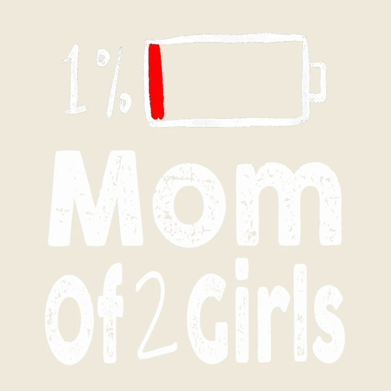 Mutter von 2 Mädchen Lustiger Muttertag