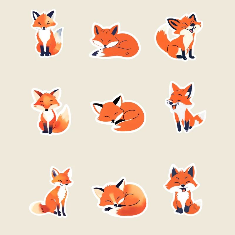 Petits renards - Renards mignons