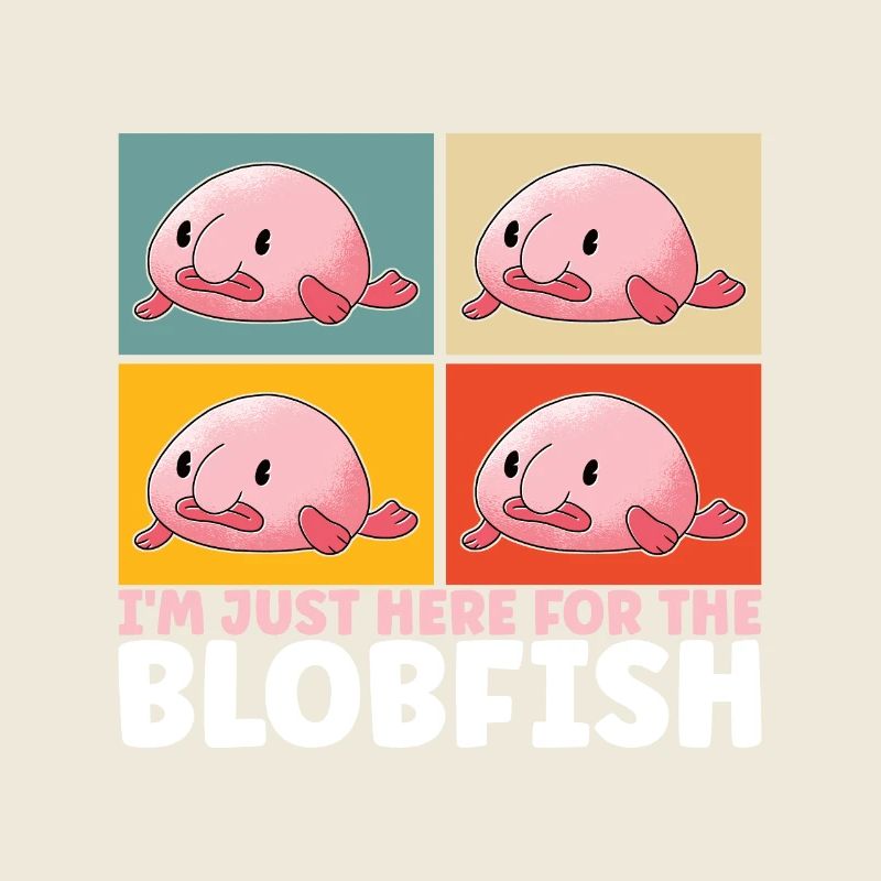 Cute Blob Fish Ugly Fish