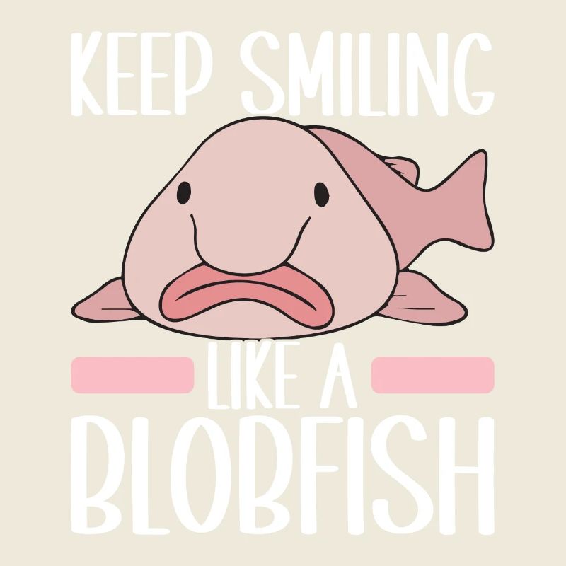Cute Blob Fish Ugly Fish