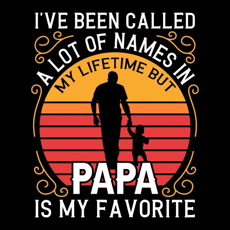 Idée de cadeau papa père fils appelé beaucoup de noms