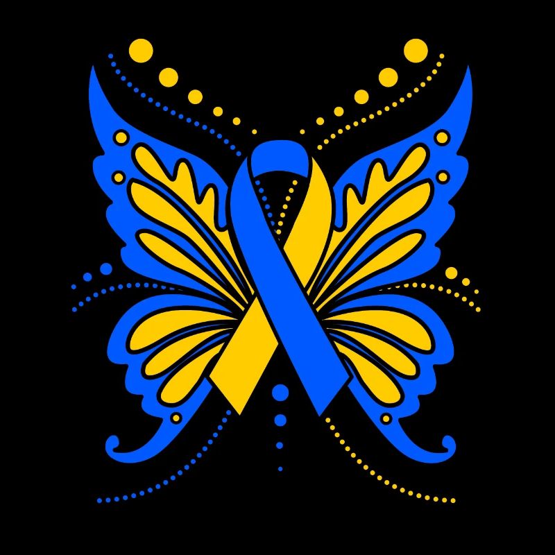 Down Syndrom Schmetterling