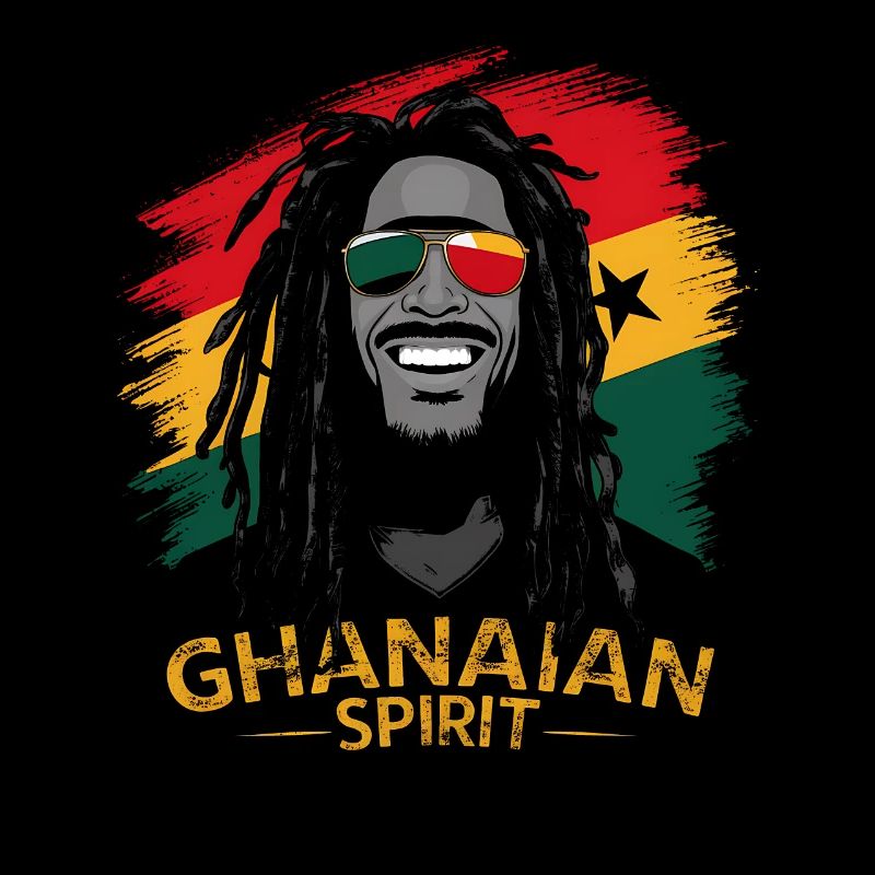 ghanéen Rastamann Reggae Dreadlocks Ghana