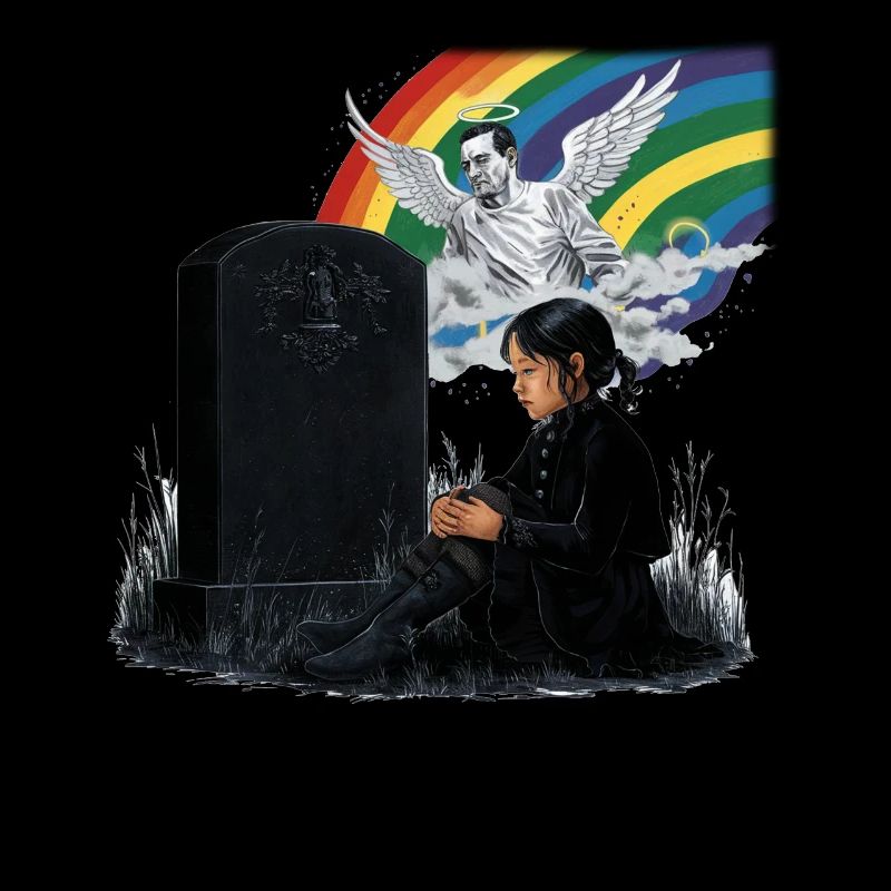 Daughter Dad Mourning Angel