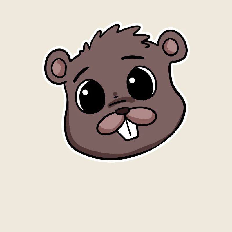 Tête de castor