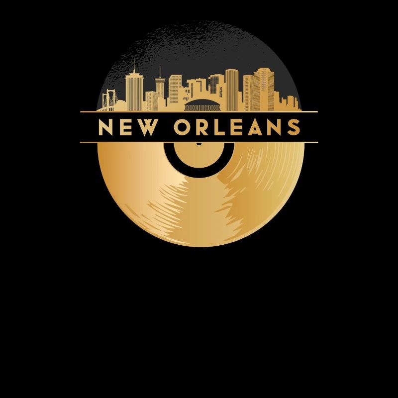 Disque vinyle Disco Music Skyline-Nouvelle-Orléans