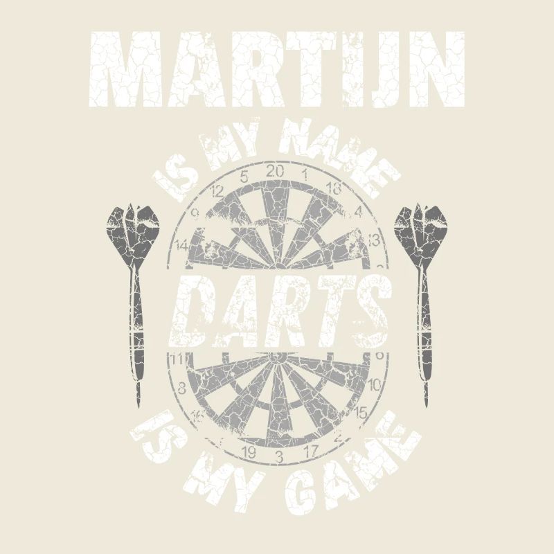 Personalised darts shirt Martijn