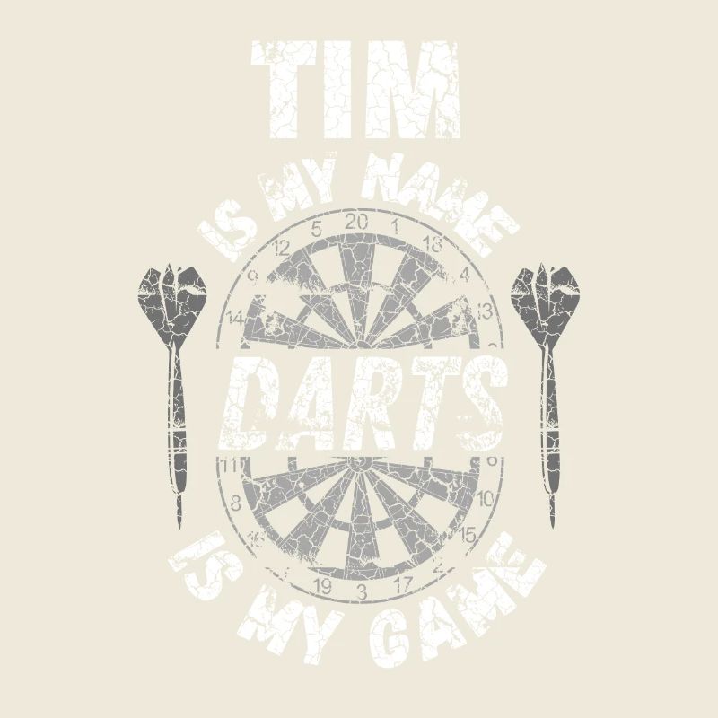 Personalised Darts T-Shirt for Tim