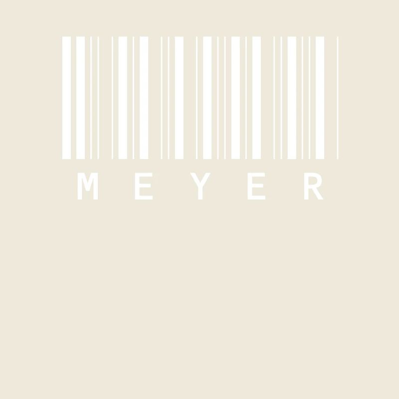 Meyer Barcode Family Name Bar Code Gift
