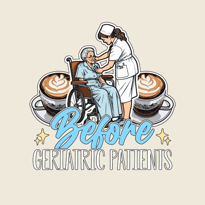 Geriatric Nurse Before Geriatric Patients Hospital