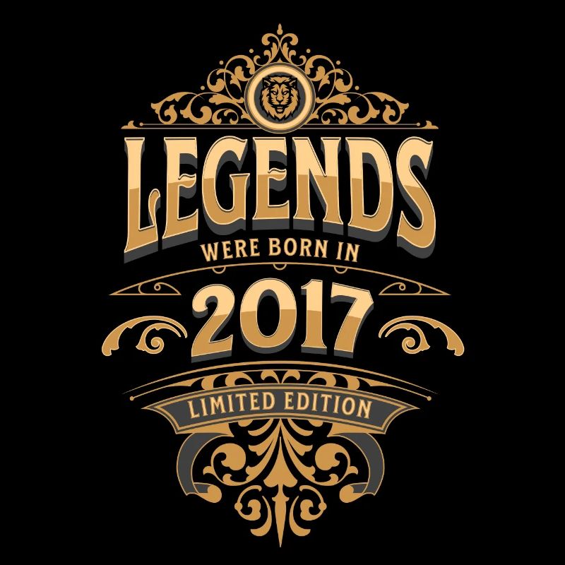 2017 Légende Anniversaire 2017 Année de naissance