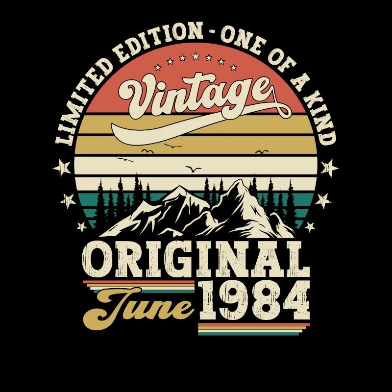 Original June 1984 Born 1984 40th Birthday 84
