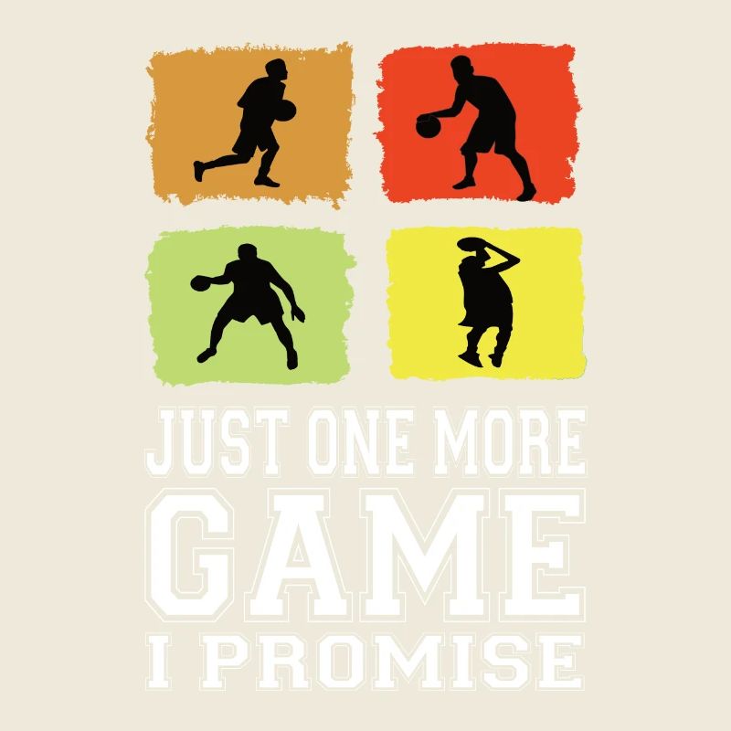 Juste un match de plus Je promets le maillot de basketteur