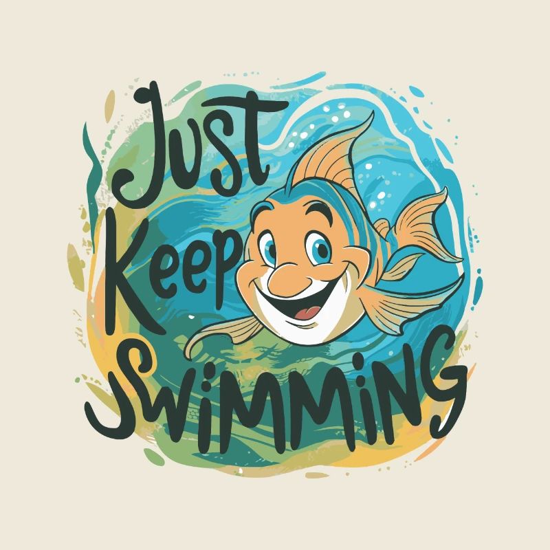 SCHWIMMEN SIE EINFACH WEITER