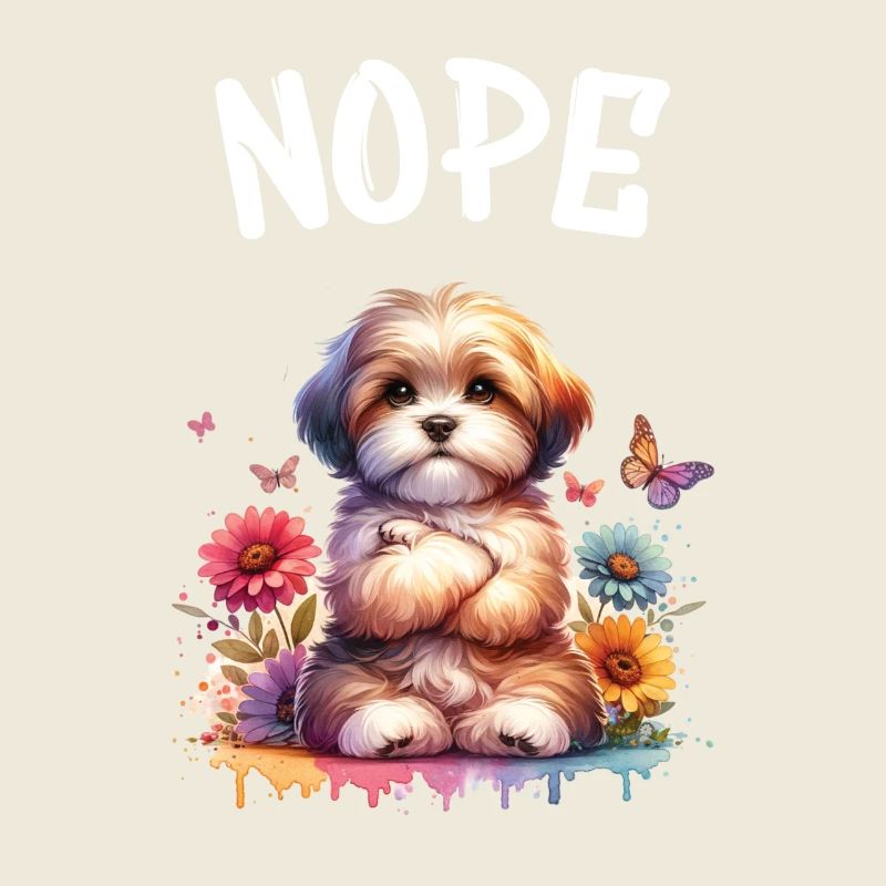 Havanese Funny Saying Nope for Dog Lovers