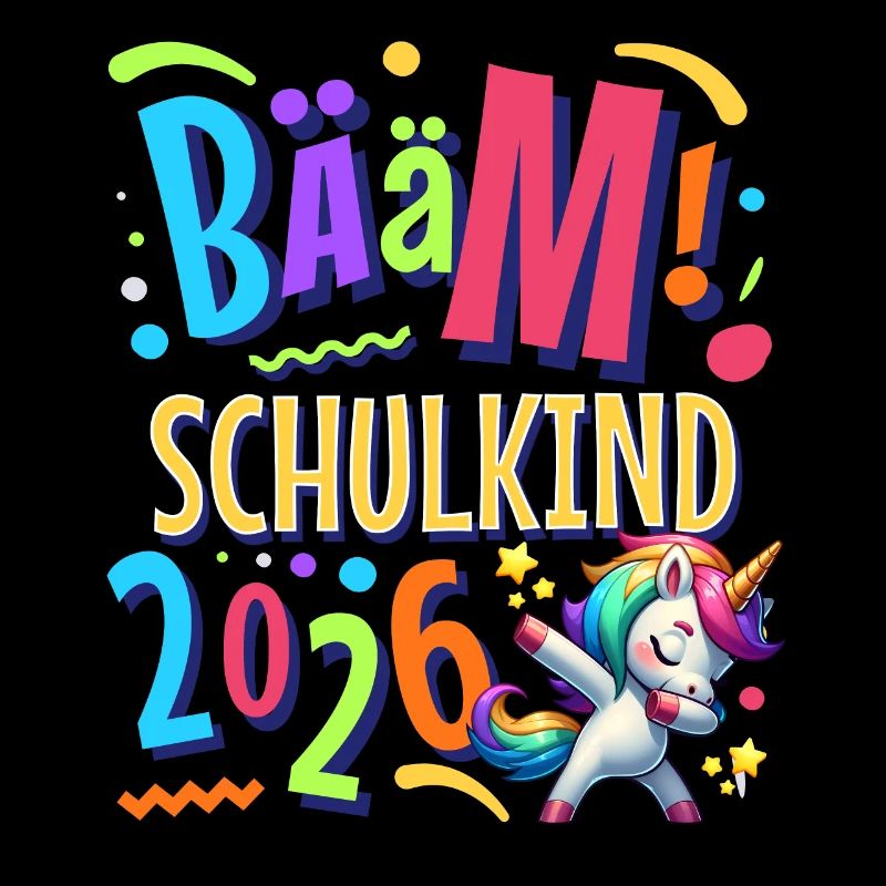 Einschulung Einhorn Schulanfänger 2026