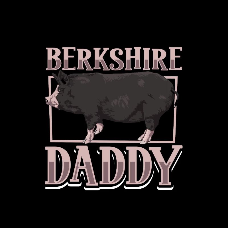 Berkshire Schwein Papa