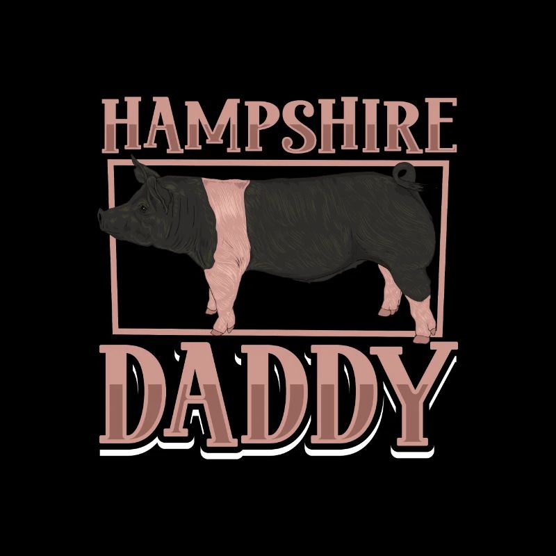 Papa cochon du Hampshire