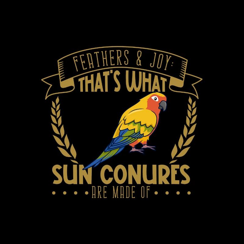 Plumes et joie - Perruche solaire