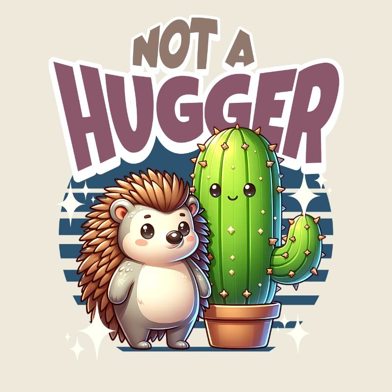 Igel Kaktus Not A Hugger