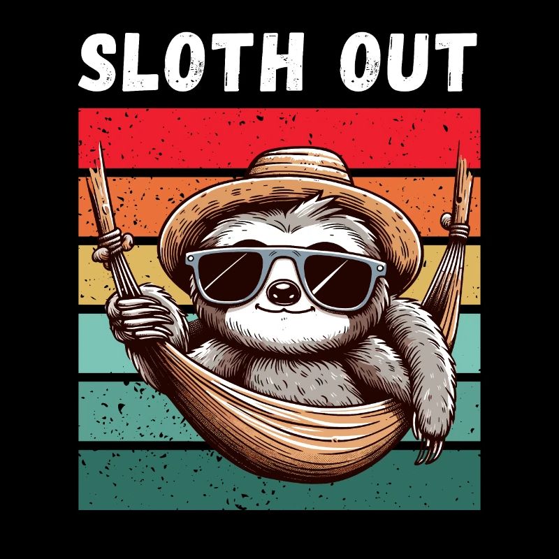 Sloth Hammock Holiday Weekend Chilling Fun