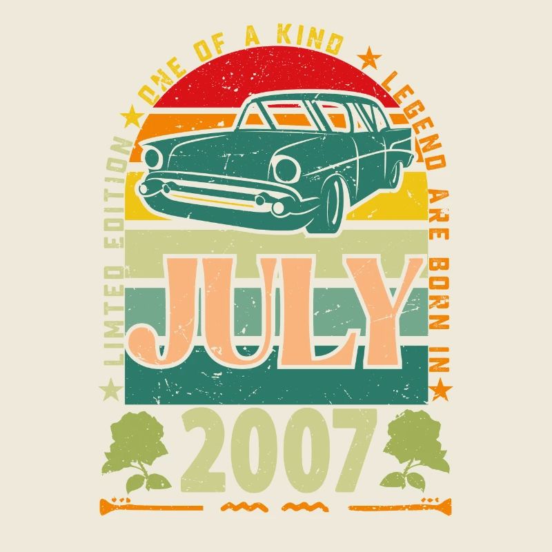 July 2007 birthday gift. July 2007.