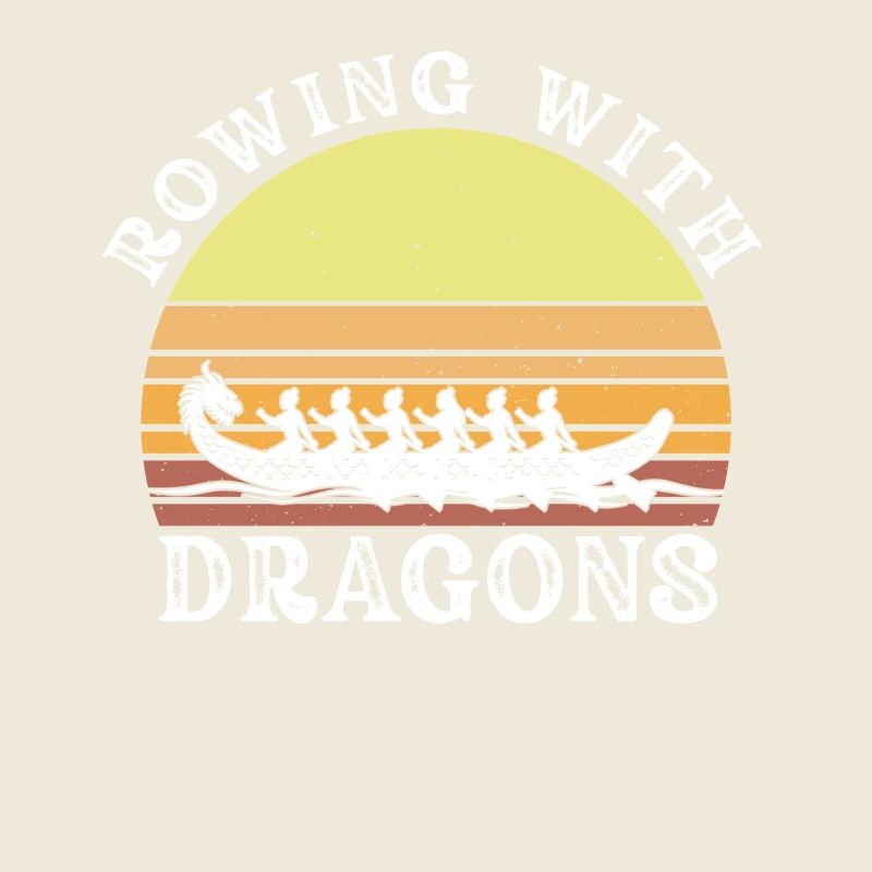 Rudern mit Drachen Drachenboot