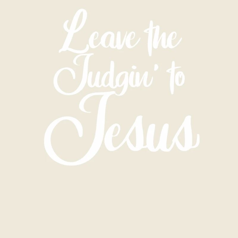 Überlassen Sie das Urteil Jesus