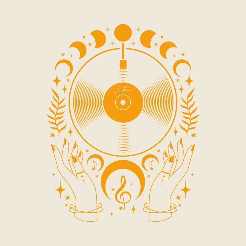Lunes occultes en vinyle - Occult Vinyl moons