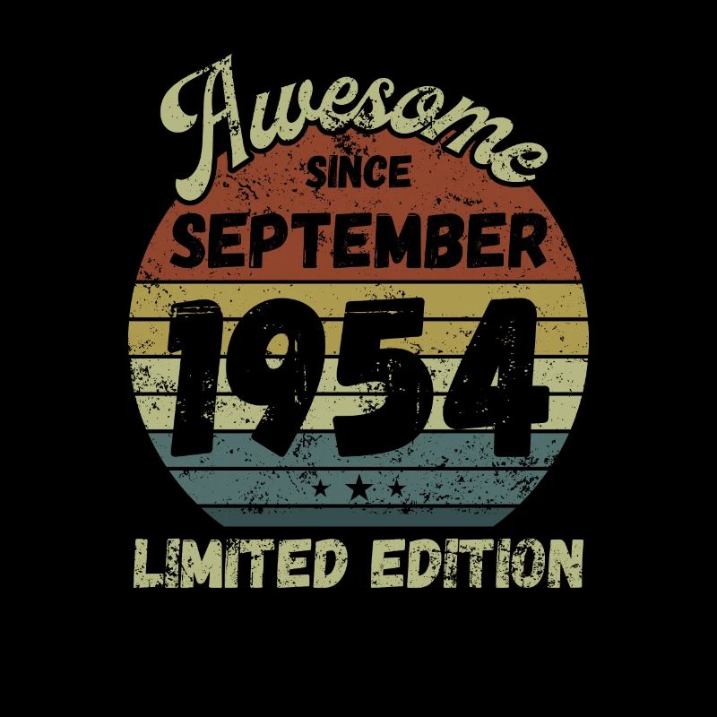 Awesome since September 1954 - Geburtstag