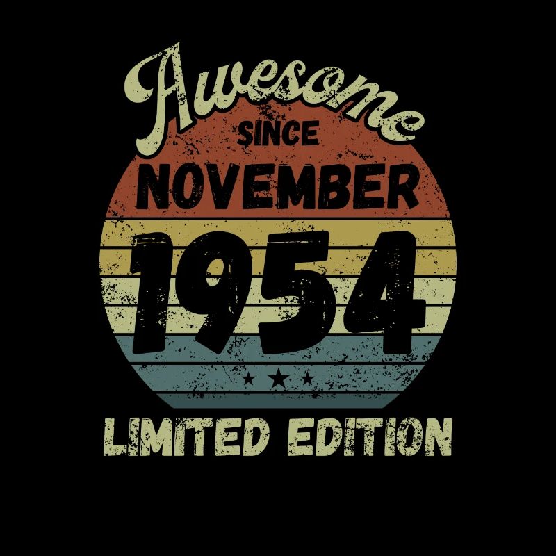 Awesome since November 1954 - Geburtstag
