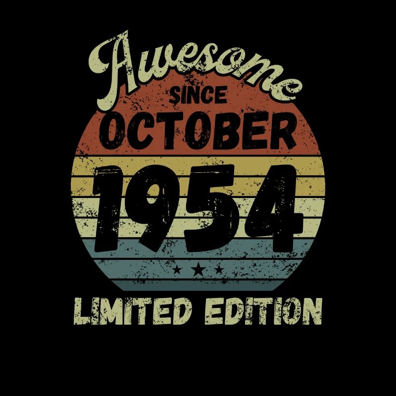 Awesome since October 1954 - Geburtstag