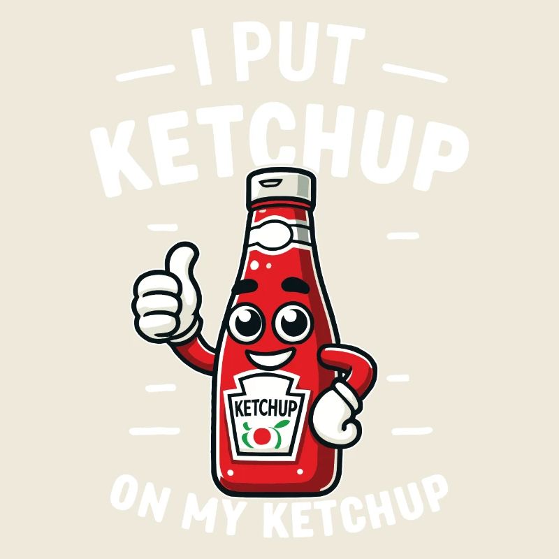 J’ai mis du ketchup sur ma bouteille de ketchup Funny Sauce Ent