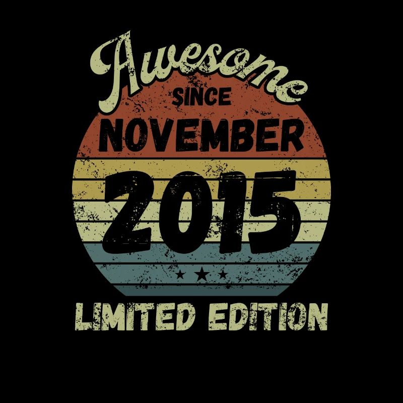 Awesome since November 2015 - Geburtstag