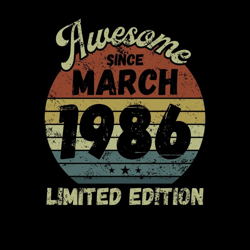 Awesome since March 1986 - Geburtstag