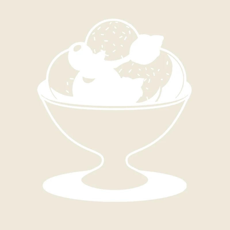 Dessin de coupe glacée