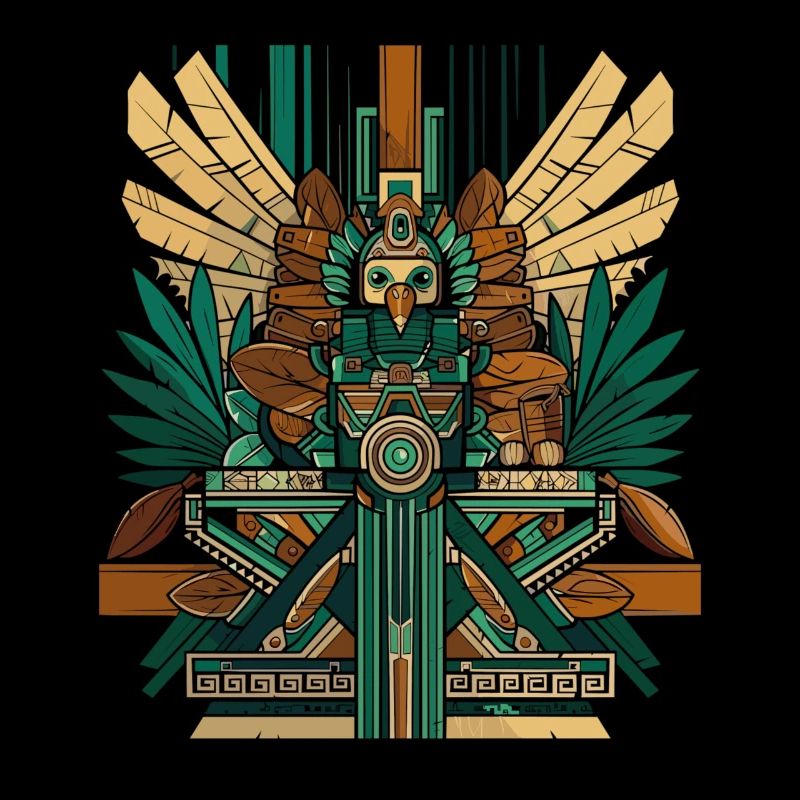 Mayan God Mayan Mythology Ek Chuah Artwork