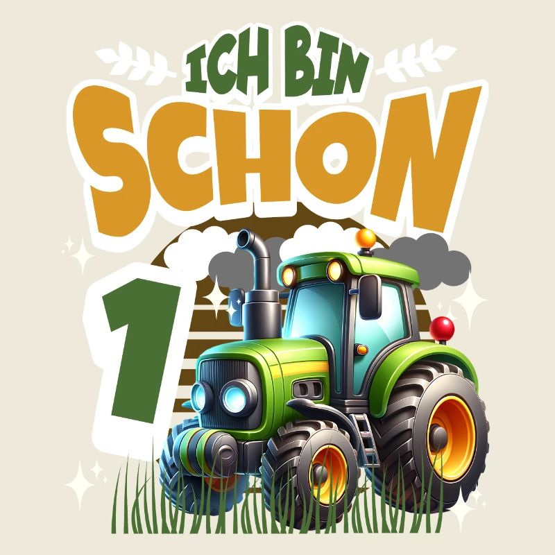 Traktor 1. Geburtstag Kindergeburtstag