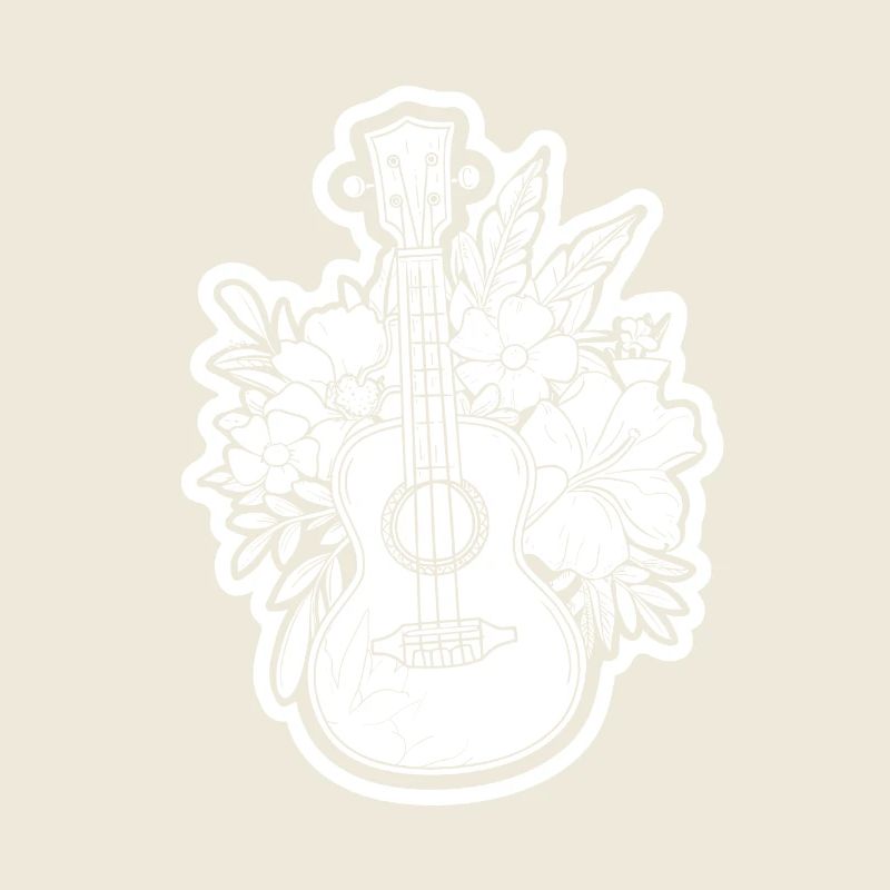 Ukulélé Look Bande Dessinée