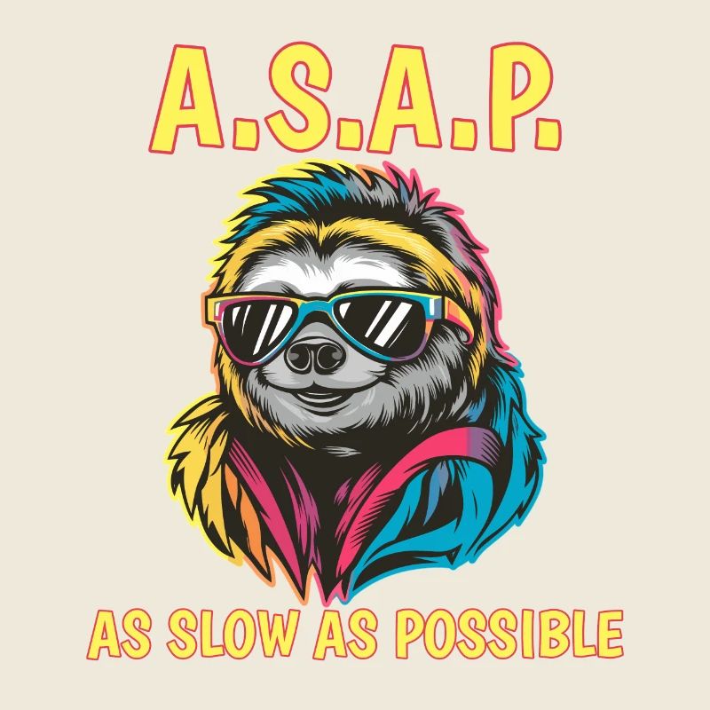 ASAP Aussi Lent Que Possible Lunettes de soleil Sloth Cool