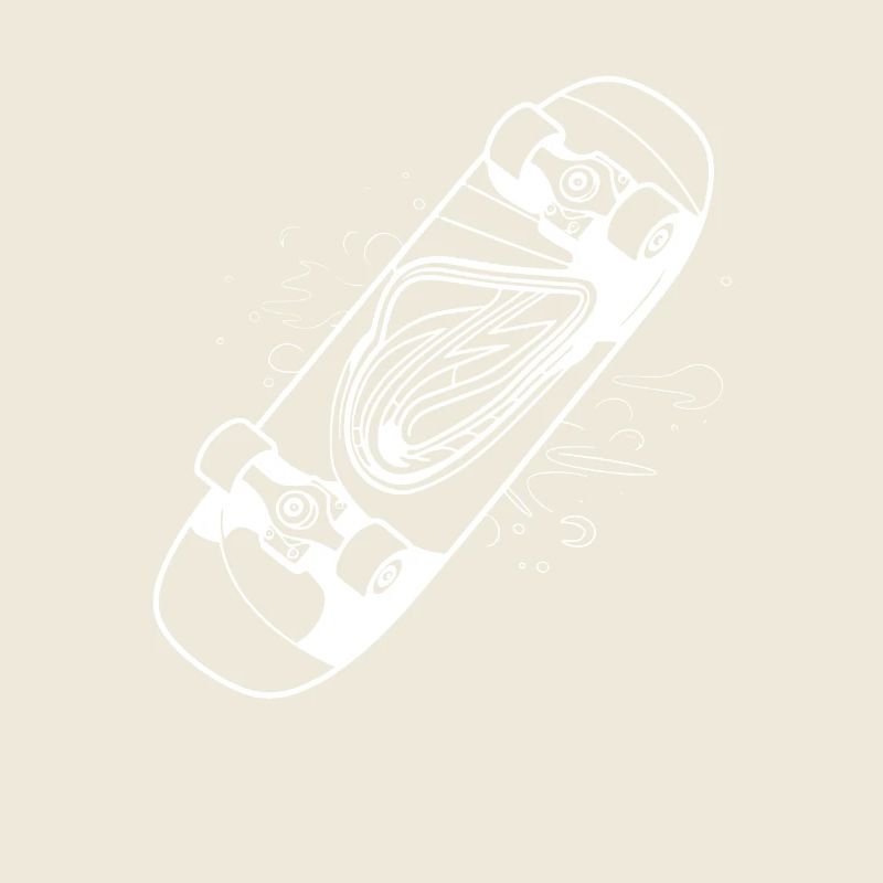 Skateboard Zeichnung
