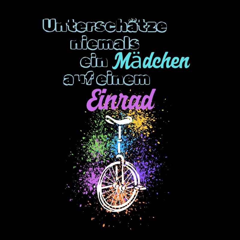 Einrad Mädchen Einradfahrerin