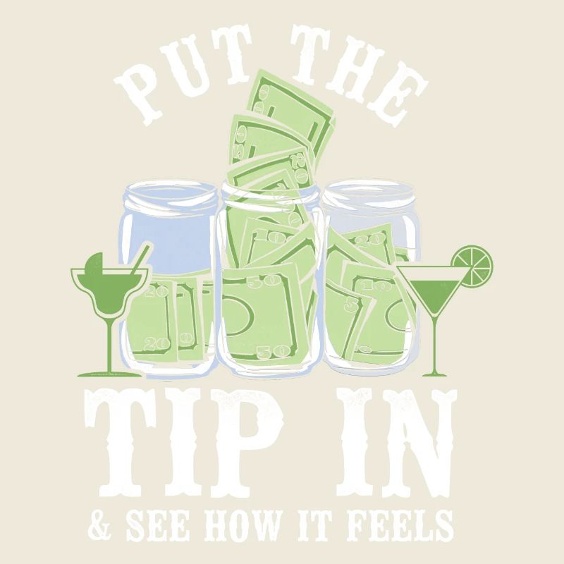 Bartender Mixologist Put The Tip