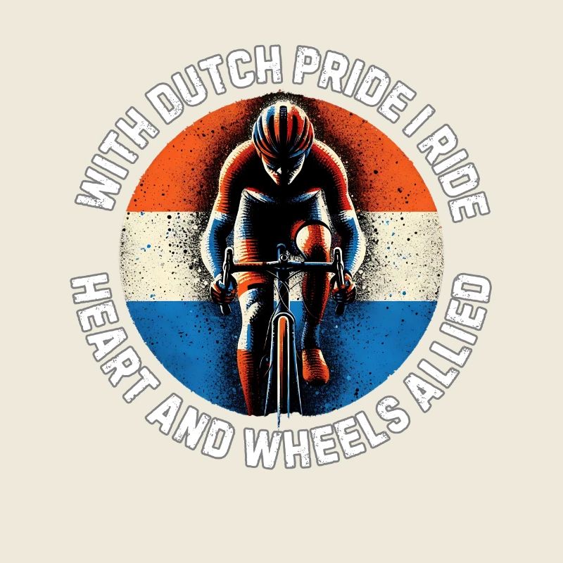Dutch Pride Cycling with slogan cycling jersey design