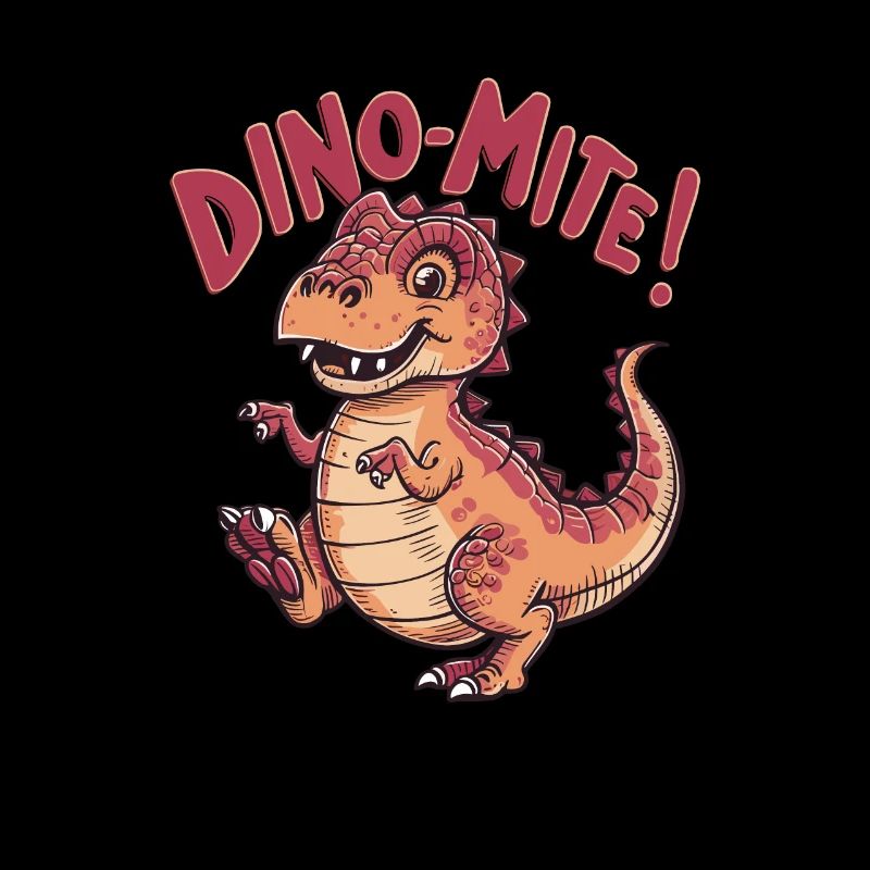 Dino mit lustiges Kinder Design