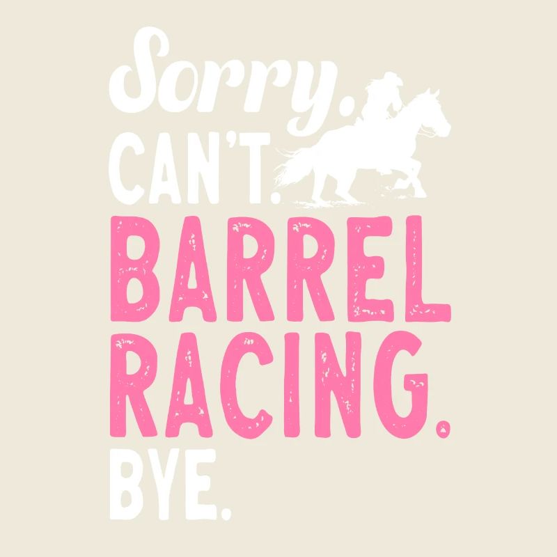 Rodeo Barrel Racing Pferd
